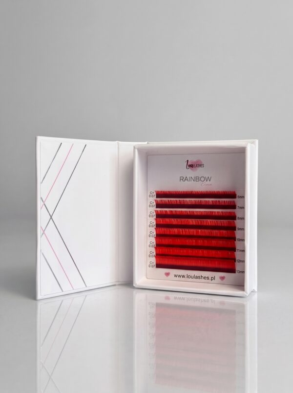 Rzęsy kolorowe 0.07 Lou Lashes Standard