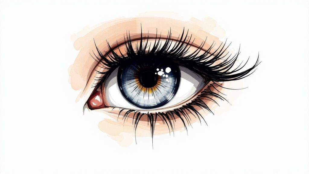 Efekt mokrych rzęs (Wet Look) – profesjonalna stylizacja rzęs